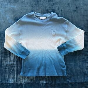 Zara Kids Blue Ombre Long Sleeve Tee